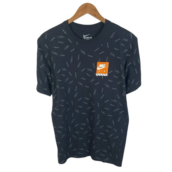 TS464 Men’s Nike The Nike Tee Athletic Cut Air Max AOP t Shirt L - Picture 3 of 6